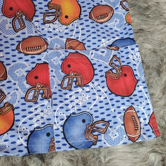 Med + Wear Football Theme Scrub - Picture 3 of 5